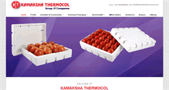 Desktop Screenshot of kamakshathermocol.com