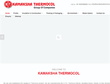 Tablet Screenshot of kamakshathermocol.com